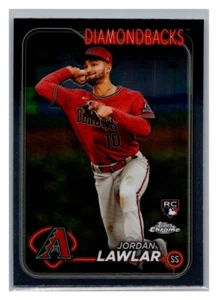 2024 Topps Chrome Jordan Lawlar #229 Rookie - Picture 1 of 2