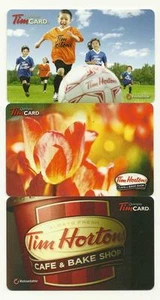 Lot/ (3) Tim Horton Gift Cards No $ Value Collectible - Picture 1 of 1