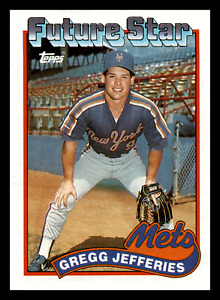 1989 Topps Gregg Jefferies Future Star #233b NM-MINT New York Mets