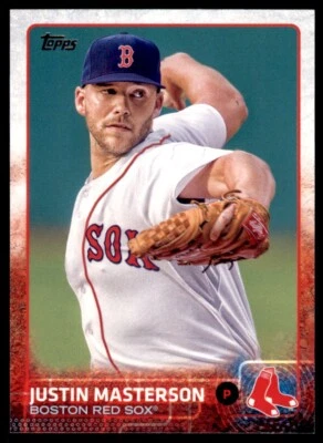 2015 Topps Justin Masterson Boston Red Sox #433 2100 - Image 1 of 2