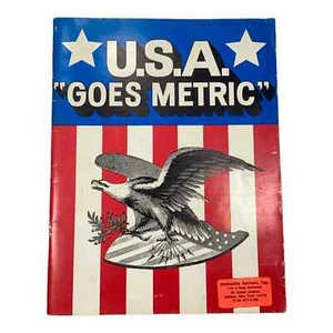 USA "Goes Metric" Paperback Swani Publishing Co © 1970 Beloit Tool Corp Preowned - Picture 1 of 7