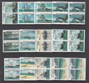 Cocos Islands 1976 Pictorials set of 12 in blocks of 4, Mint Never Hinged