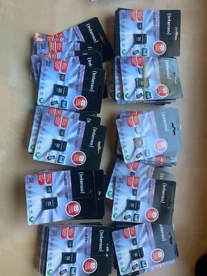 lote de 25 tarjetas Micro SD Intendo 8gb NUEVAS con adaptadores  Foto 1 de 4