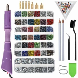2000pcs-9600Pcs / Scatola DMC Fissaggio a Caldo Strass Applicatore Con 7 Punta - Imagen 1 de 32