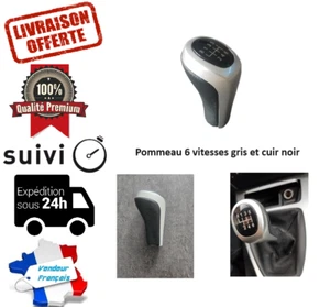 POMMEAU DE VITESSE 6 RAPPORT BMW SERIE 1 E87 E8X SERIE 3 E46 E90 SERIE 5 E60 - Foto 1 di 2