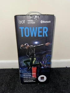 iJoy Portable LED Speaker Tower - Black - New and Sealed - Picture 1 of 9