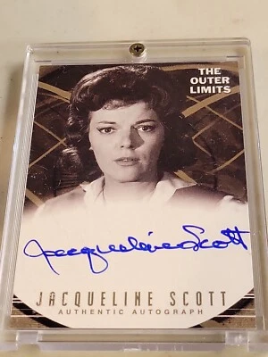 Outer Limits Premiere Autograph Card A12 Jacqueline Scott as Carol Maxwell - Image 1 of 2