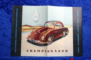 Champion 400 H folleto (A1021) reimpreso archivo editorial - Imagen 1 de 5