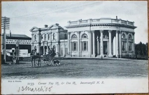 Invercargill, New Zealand 1905 Postcard: Corner Tay & Dee Streets - NZ - Picture 1 of 1