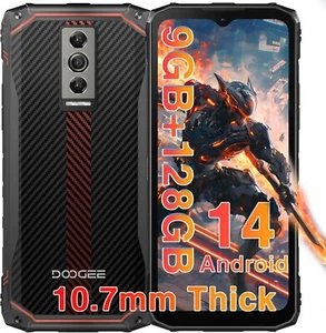 DOOGEE Blade 10 smartphone da esterno (2024), Android 14 9 GB + 128 GB/2 TB cellulare da esterno - Foto 1 di 8