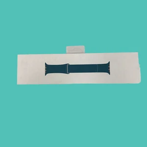 Boucle cuir M pour Apple Watch 44mm / MXPM2AM / Taille A - M - Paon #N7610 - Photo 1 sur 4