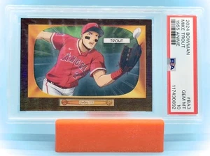 2024 Bowman Mike Trout 1955 Anime #BA3 Case Hit PSA 10 - Picture 1 of 2