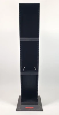 Laserline 50 CD Media Almacenamiento Torre Organizador Estante de Exhibición Soporte Negro 29" Alto Foto 1 de 4