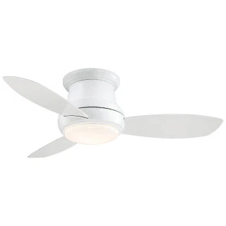 MinkaAire F518L-WHWhite 3 Blade 44" Concept II LED Flushmount Ceiling Fan - Image 1 of 1