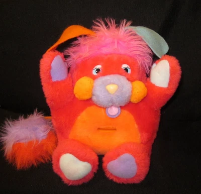 Popples "Plucky Popple Plush Coin Bank" 9" Stuffed Animal TCFC Vintage 1986 - Image 1 of 4