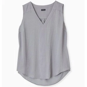 Torrid Charmeuse Frost Grey Tank Size 0 Large - Bild 1 von 10