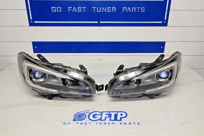 15-17 SUBARU WRX STI OEM FARÓIS DE FÁBRICA PAR LH MOTORISTAS PASSAGEIRO - Imagem 1 de 4