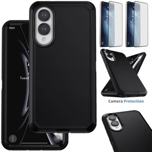 For Samsung Galaxy S25 Edge Hybrid Protective Case Rugged Cover / Tempered Glass - Picture 1 of 18
