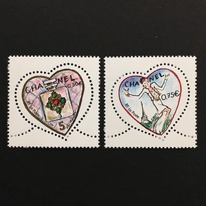 France complete set 2004 MNH ** Chanel hearts Sc#2997-2998 - Picture 1 of 1