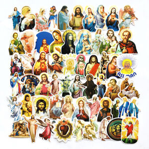 ⭐ 65 Stück Jesus / Religion / Katholische Stickerbomb - Aufkleber