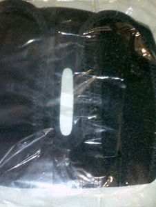 Universal Knee Wrap - BLACK - Open Patella Knee Support Brace Fits Left & Right - Picture 1 of 5