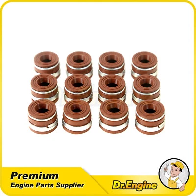 Sellos de vástago de válvula aptos para 89-98 Dodge D350 D250 W250 W350 Ram 2500 Ram 3500 5,9 L Foto 1 de 2