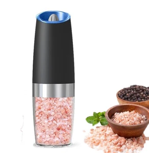 Electric Salt & Pepper Grinder Set - Adjustable & LED Light-Automatic Gravity AU - Picture 1 of 9