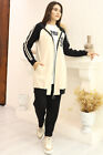 Women 3 Piece Sport Suits Workout Set Hoodie Casual Sports Tracksuit - Ref 70