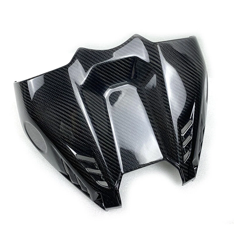 Cubierta de tanque de combustible de carbono para motocicleta Honda CBR1000RR 2020 2021 borde de carenado Foto 1 de 4