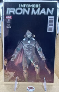 Infamous Iron Man #1 1:25 Esad Ribic Variant Cover Dr Doom NM - Picture 1 of 10