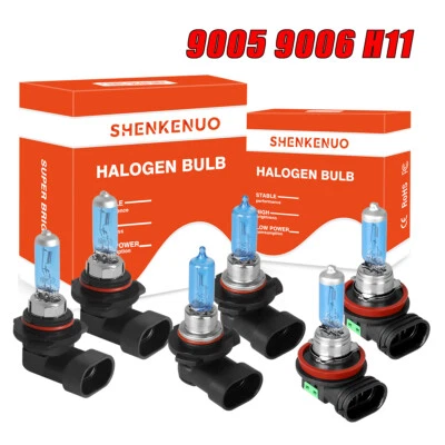 For Honda Civic 2005-2015 Halogen Headlight High Low Beam Fog Light Bulbs Kit - image 1 of 4