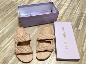 Madden Girl 8.5 Women Shoes Slide, Caramel, Style Briaa #4182024 - Picture 1 of 4