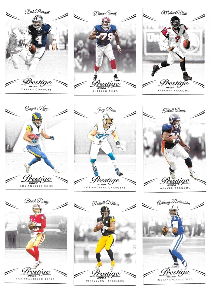 2024 Panini Prestige Football Cards - Choose / Pick from List - Image 1 of 1