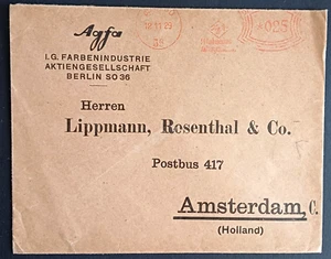 1929 Lippmann Rosenthal & Co Liro jüdische Bank Handelsbrief Amsterdam AGFA - Bild 1 von 2