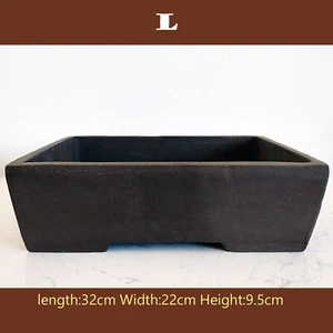 purple sand Bonsai pot handmade Bonsai pot purple clay bonsai basin 紫砂 素面盆景盆 - Picture 1 of 5