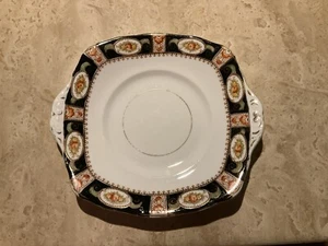 VINTAGE CAKE/SANDWICH PLATE SUPERIOR BELL CHINA LOVELY IMARI DESIGN! - Bild 1 von 11