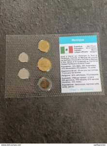 SET MONNAIES MEXIQUE / MEXICO UNC COINS - Picture 1 of 2