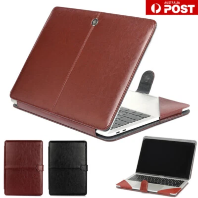 For Apple Macbook Air Pro 13" Laptop PU Leather Sleeve Bag Laptop Case Cover - image 1 of 4
