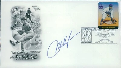 Mo Vaughn Boston Red Sox Signed First Day Issue Cachet JSA Authenticated - Image 1 of 3