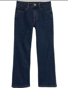 Carhartt Girls Size 6 Blue Dark Wash Rugged Flex Relaxed Fit Bootcut Denim Jeans - Picture 1 of 8