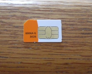 NEW AT&T Sim Card Prepaid Go Phone Ready to Activate Standard Size 6006A - Picture 1 of 3