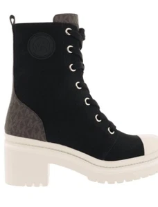 Michael Kors Corey Lug Sole Women’s Boots Size 6 M / Black Very Good Condition - Picture 1 of 13