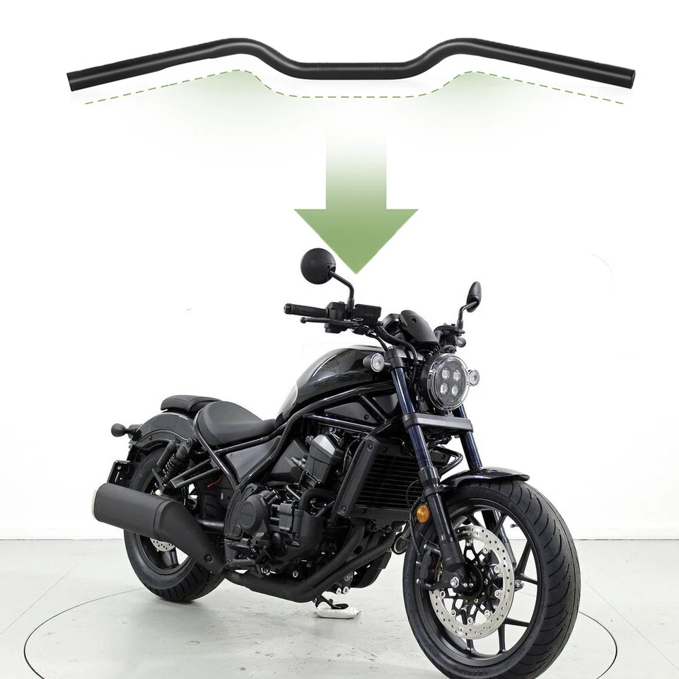 Manillar rastreador de motocicleta 22 mm arrastre para Honda Rebel 250 CMX250C 300 CMX300 Foto 1 de 4