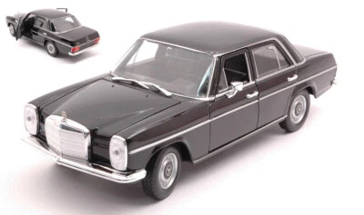 MODELLINO AUTO STATICO WELLY MERCEDES 220 1968 NERO MODELLISMO SCALA 1:24 - Immagine 1 di 2