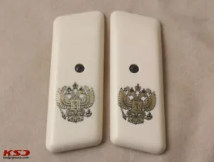 KSD Brand Tokarev TT-33 Impugnature acriliche compatibili in avorio - Foto 1 di 1