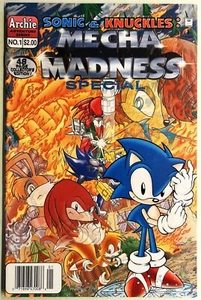 SONIC The HEDGEHOG SPECIAL 1998 #1 Comic Book MECHA MADNESS Bagged & Boarded NM - Picture 1 of 3