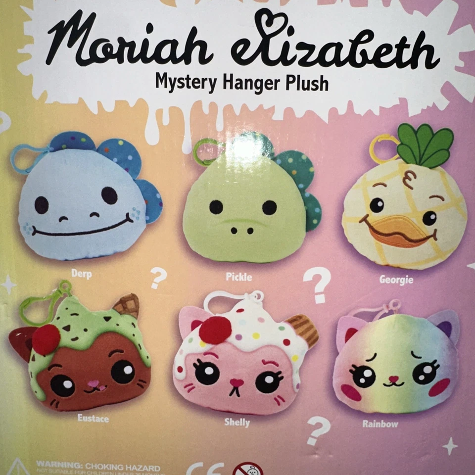 MARIAH ELIZABETH Misterioso Bolsa de Peluche Clip Colgador Serie Uno **ELIGE** Foto 1 de 1