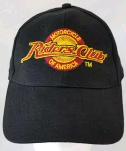 MOTORCYCLE RIDERS CLUB of AMERICA Black Baseball Cap Hat - Adjustable - Picture 1 of 8
