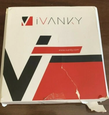 Ivanky HDMI Display Port Cable 10' Feet Black Nylon Braided New Open Box - Image 1 of 4