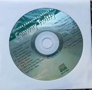 CONWAY TWITTY KARAOKE CDG DISC COUNTRY KARAOKE CLASSICS CKC #25 MUSIC SONGS - Picture 1 of 1